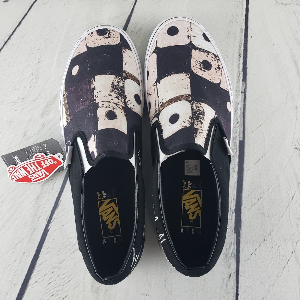 FINAL PRICE Van A Tribe Called Quest Slip-Ons ATCQ - Picture 4 of 8